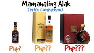 Philippines Mamahaling Alak Price Comparison [upl. by Spanjian939]