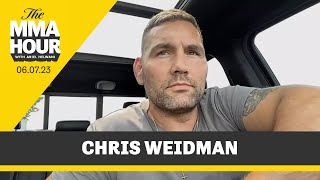 Chris Weidman Plans to Throw Hardest Leg Kick Ever in UFC Return  The MMA Hour [upl. by Eonak141]