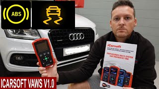 iCarsoft VAWS v10 OBD2 Scan Tool ABS amp Traction DiagnoseReset for VAG Audi VW Seat SKoda [upl. by Charles655]