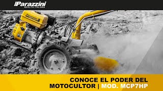 MOTOCULTOR PARAZZINI 7HP  MOD MCP7HP  DEMOSTRACIÓN Y RESEÑA [upl. by Sneve]