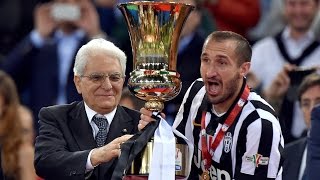 Premiazione del Presidente Mattarella allo Stadio Olimpico in occasione della finale di Coppa Italia [upl. by Forrester545]