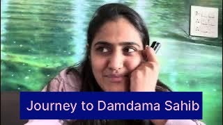 Trip to Damdama sahib journey gurudwarasahibfamily vlog [upl. by Brennen]