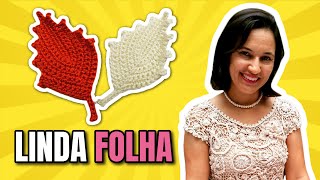 Linda Folha em Crochet [upl. by Inaja]