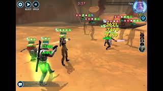 SWGOH TW Phoenix Hera Omicron vs Resistance LVL 6 Datacron [upl. by Sucramd]