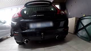 Volvo C30 T5  Cold Start Loud  Straight Pipe [upl. by Elttil]