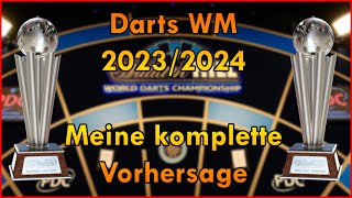 Meine komplette Vorhersage 🎯 Darts WM 2024 [upl. by Ennaer]