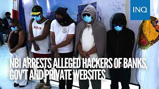 NBI arrests alleged hackers of banks govt and private websites  JUNE 21 PRESS CONFERENCE [upl. by Reisch]