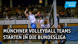 Saisonstart  Münchner Volleyball Teams starten in neue Bundesliga Saison [upl. by Neenej]