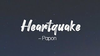 Heartquake lyrics  Karwaan  Papon  LYRICS🖤 karwaan papon [upl. by Nai]