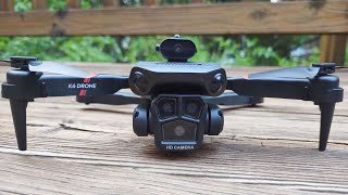 XKJ K6 Max Camera Drone Flight Test Review [upl. by Netsryk548]