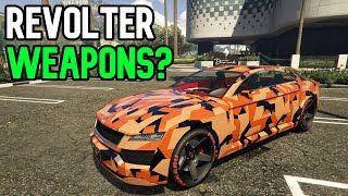 Gta 5 Revolter Customization amp Review  How To Put Weapons On Revolter [upl. by Sammie]