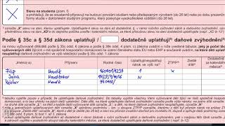 Prohlášení poplatníka daně z příjmu fyzických osob ze závislé činnosti na rok 2018 [upl. by Trumann]