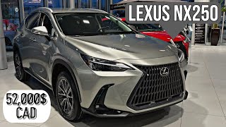 2023 LEXUS NX250 in ATOMIC SILVER BEST SUV FOR 52000 CAD [upl. by Elletnahs]