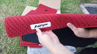 2013  2017 Genuine Honda Accord HFP Red Floor Mats [upl. by Virgina]