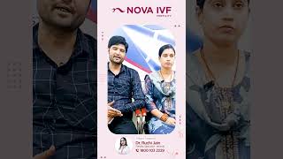 The couple conceived after IVF treatment by Dr Ruchi Jain IVF specialist Nova IVF Howrah [upl. by Odelinda260]