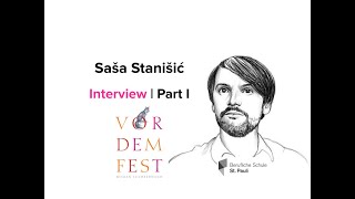 Saša Stanišić  Interview über Schreiben und Herkunft  Berufliche Schule St Pauli [upl. by Timrek181]