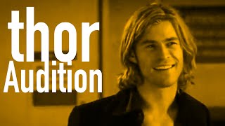 Chris Hemsworth Audition Tape Interview for Thor [upl. by Anifares]