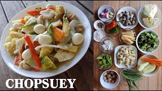 How to Cook a Perfect and Easy Chopsuey  Homemade Chopsuey Recipe [upl. by Laughton]