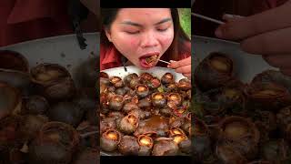 Snail fried delicious foods mukbang eatingshow food shorts [upl. by Cory]