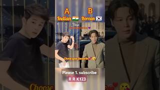 Who is more handsome😘💞AIndian Jimin🇮🇳BKorean Jimin🇰🇷ParkJimin💗ViralShort💜 [upl. by Betta]