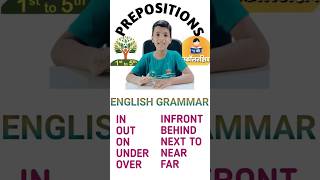 Prepositions english grammar5th scholarship 1st to 5th English primary preprimary [upl. by Kazimir]