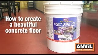 How to Apply Epoxy Coating to Concrete Floors [upl. by Bostow]