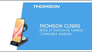 Réveil et station de charge compatible Android CL75OIS  Thomson [upl. by Rahcir]