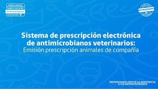 SAG Emisión prescripción animales de compañia módulo 2 [upl. by Adaran]