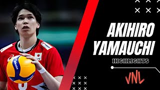 Akihiro Yamauchi HIGHLIGHTS  Japan 🇯🇵 🆚 Italy 🇮🇹  Mens Volleyball VNL 2024 [upl. by Htur]