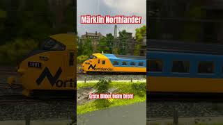 Märklin Northlander fährt die ersten Runden während des Drehs Märklin Northlander Moba [upl. by Riegel]