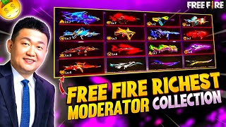 ₹2 Crore Collection💸 Free Fire Richest Moderator ID 😱 [upl. by Bradney324]