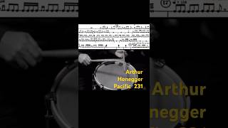 Arthur Honegger Pacific 231 pearl philharmonic pearldrumsrudimentaldrummers [upl. by Mcclimans]