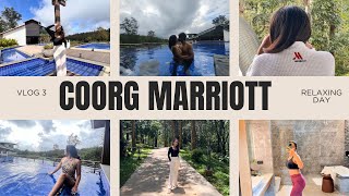 Coorg Marriott Vlog 3  Coorg Vlog  Best Luxury Resort in Coorg  Bangalore to Coorg [upl. by Tnecnev]