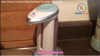 Auto Hand Sanitizer Dispenser Premium Touch less Battery Operated Electric Automatic Soap Dispenser [upl. by Laekcim]