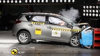 Toyota Auris Crash Test Euro NCAP [upl. by Aikemehs]