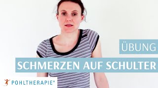 Schulterschmerzen Übung bei Schmerzen oben auf der Schulter [upl. by Ayotyal]