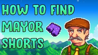 Where to Find Mayor Lewis’ Purple Shorts in Stardew Valley Guide [upl. by Terti757]