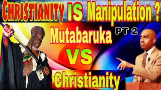 Christianity is Manipulation Mutabaruka in big feud With Christians Pt 2 [upl. by Hagerman49]