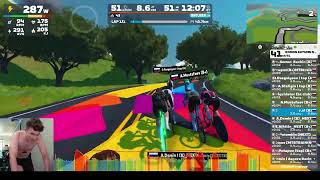 KOMON AUTUMN Series  Stage 3 mixed Cat B  Zwift Bambino Fondo [upl. by Zuleika]