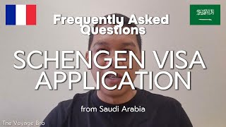 FAQs on SCHENGEN VISA Application from Saudi Arabia  Frequently Asked Questions  France Tourist [upl. by Otrebmal]