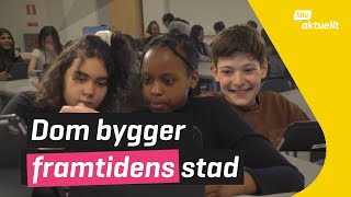 Framtidens stad byggs i Minecraft  Lilla Aktuellt [upl. by Abey]