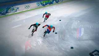 Vancouver 2010™  Luge  Speed Skating Gameplay trailer [upl. by Llerreg]