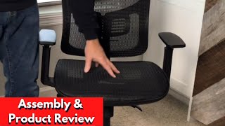 Staples FlexFit Kroy Chair Assembly amp Product Review [upl. by Gabrielle182]