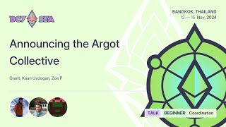 Announcing the Argot Collective [upl. by Lemahs809]