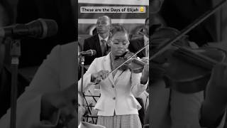 These are the days of Elijah  An Excerpt of a Violin solo performed at the Apostolic Faith Church [upl. by Akcirderf13]