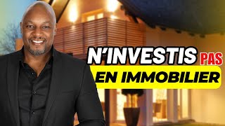 Ninvestissez Pas En Immobilier Durant Ces Périodes [upl. by Gilberte]