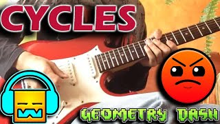 CYCLES FULL by DJVI  Guitar y Piano Cover  Geometry Dash by Sombras Dash [upl. by Kay]