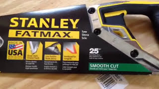 Stanley Fatmax Hand Saw Review [upl. by Kannav]