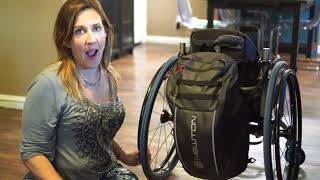 The best wheelchair backpack for ambulatory wheelchair users Motion Composites Newton [upl. by Canon]