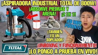 ¡ES MUY POTENTE😯 PRUEBA DE LA ASPIRADORA Y SOPLADORA TOTAL 800 DE WATTS ¡ABSORBE TODO A SU PASO [upl. by Varion]